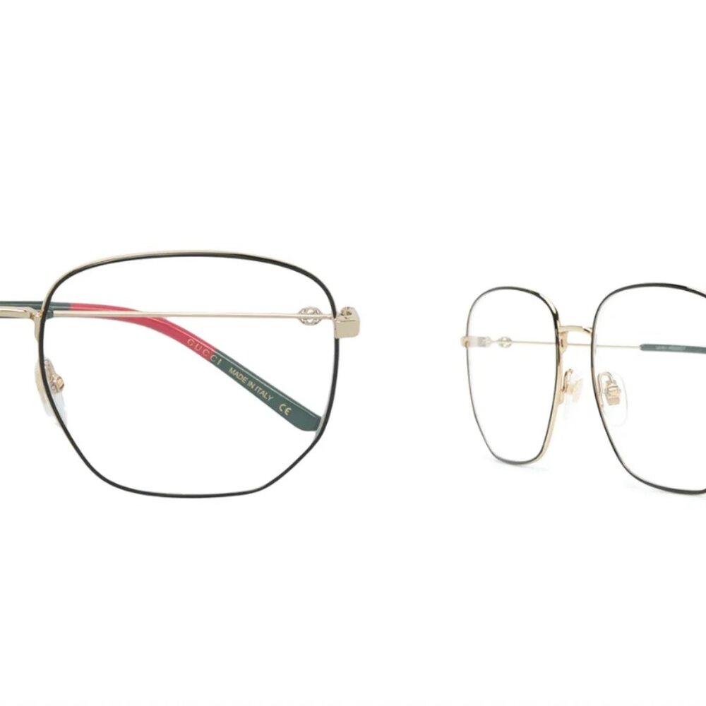 Gucci Glasses Gold / Black NEW - Picture 4 of 12